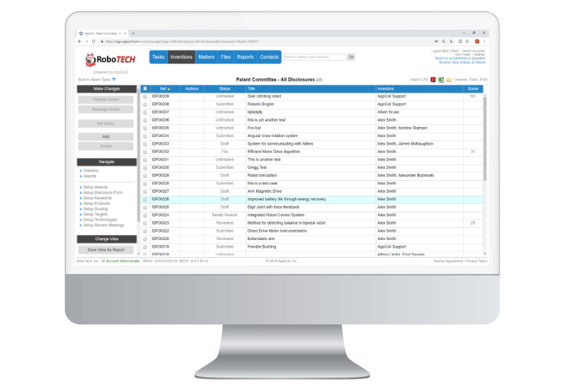 Invention Manager Integrations